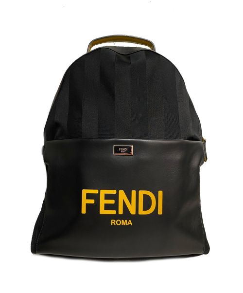 FENDI（フェンディ）FENDI (フェンディ) 20AW ロゴバックパック イエロー サイズ:-の古着・服飾アイテム