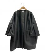 Crucianiクルチアーニ）の古着「ボリューム袖コート」｜ブラック