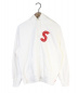 SUPREME（シュプリーム）の古着「S Logo Hooded Sweatshirt」｜ホワイト