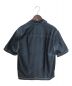 LOUIS VUITTON (ルイ ヴィトン) シルク半袖開襟シャツ ネイビー サイズ:S：32800円