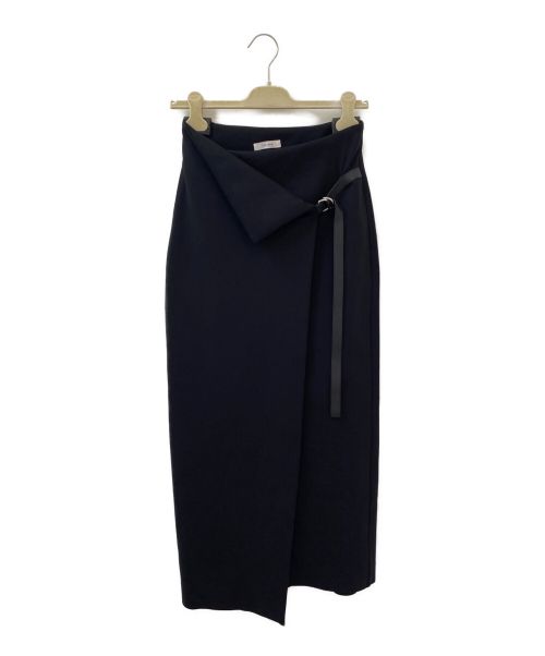 THE ROW（ザ ロウ）THE ROW (ザ ロウ) ogechi ラップスカート ブラック サイズ:Sの古着・服飾アイテム