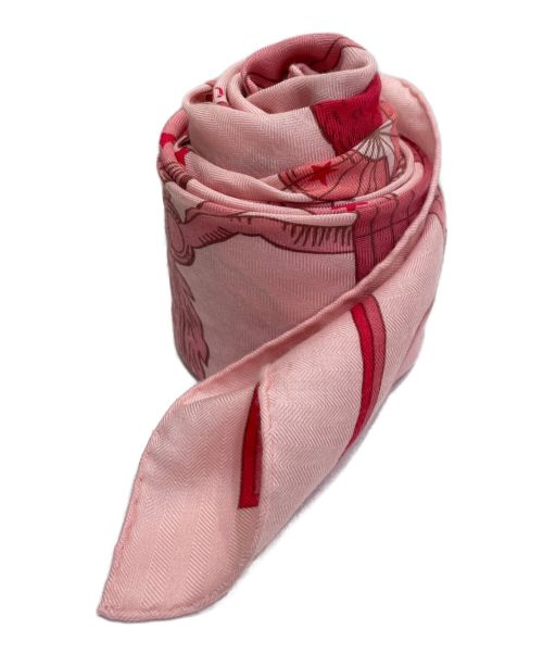 HERMES（エルメス）HERMES (エルメス) カレ140 ピンク サイズ:カレ140の古着・服飾アイテム