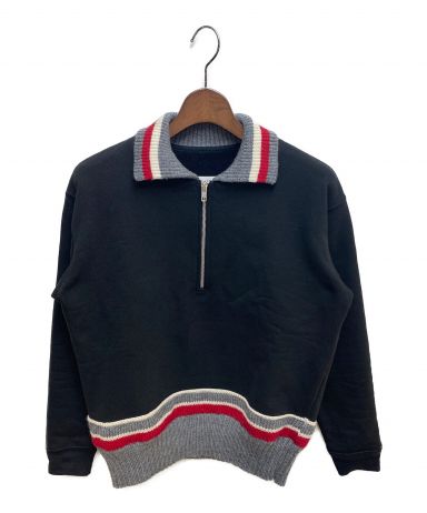 マルタン マルジェラ margiela ハーフジップ スウェット ニットカラー 