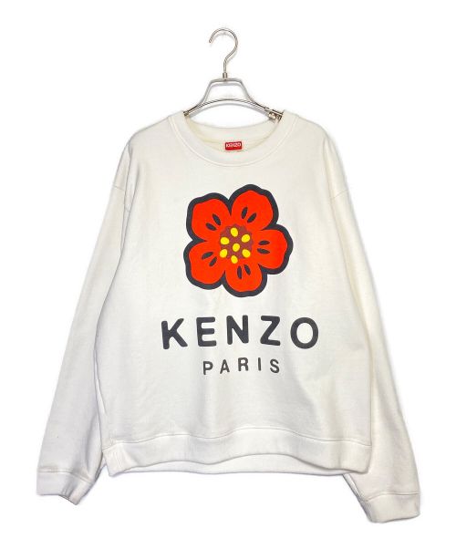 KENZO（ケンゾー）KENZO (ケンゾー) Boke Flower Crewneck Sweatshirt ホワイト サイズ:XLの古着・服飾アイテム
