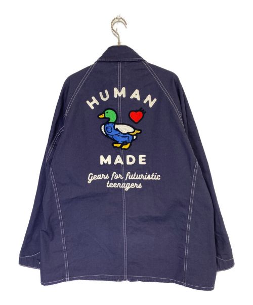 HUMAN MADE（ヒューマンメイド）HUMAN MADE (ヒューマンメイド) COVER ALL ネイビー サイズ:XLの古着・服飾アイテム