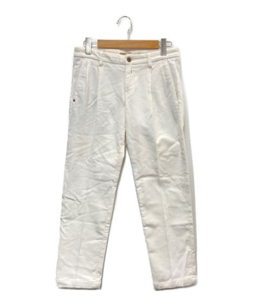 C-PLUS（シープラス）C-PLUS (シープラス) テーパードコーデュロイパンツ ホワイト サイズ:W30の古着・服飾アイテム