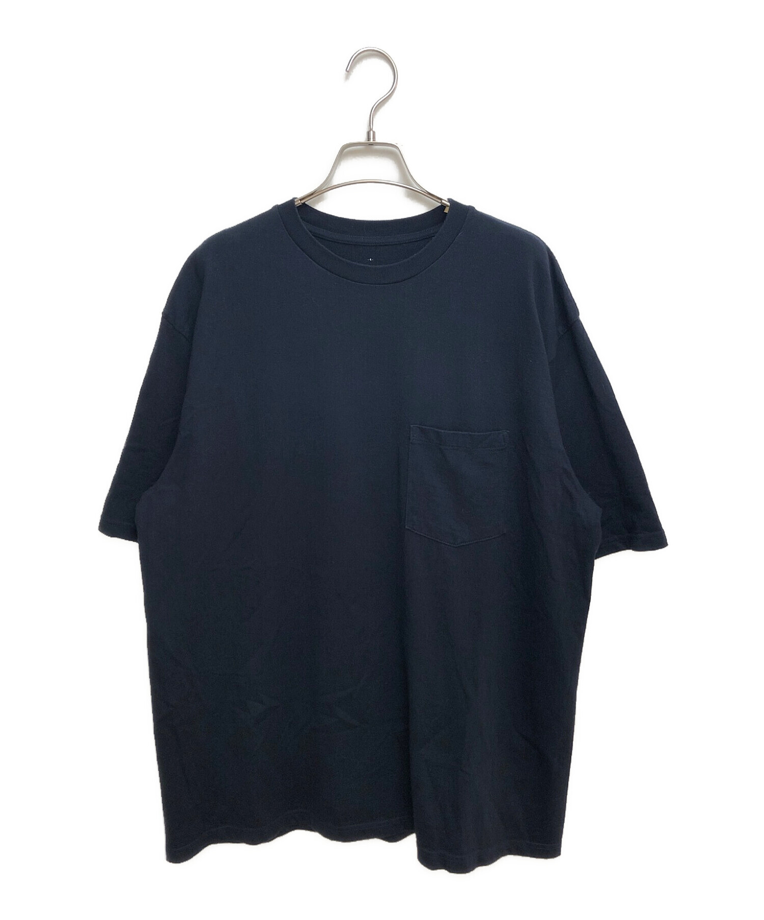 Graphpaper (グラフペーパー) オーバーサイズTシャツ ネイビー サイズ:4