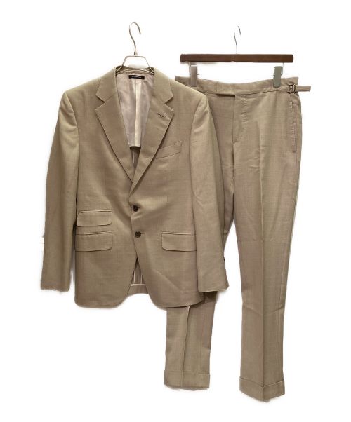 TOM FORD（トムフォード）TOM FORD (トムフォード) セットアップスーツ ベージュ サイズ:46の古着・服飾アイテム