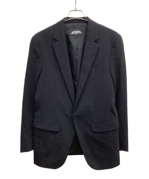 DSQUARED2（ディースクエアード）DSQUARED2 (ディースクエアード) テーラードジャケット ブラック サイズ:SIZE46の古着・服飾アイテム