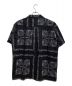 1piu1uguale3 (ウノピゥ ウノ ウグァーレ トレ) 開襟シャツ ブラック サイズ:4：17800円