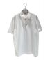 HERMES（エルメス）の古着「メタルボタンパイピングポロシャツ」｜ホワイト