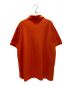 HERMES (エルメス) メタルボタンパイピングポロシャツ オレンジ サイズ:XXXL：29800円
