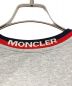 中古・古着 MONCLER (モンクレール) ロゴパイピングTシャツ ライトグレー サイズ:XL：13800円