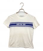 Christian Dior（）の古着「シグネチャーロゴ Tシャツ」｜ホワイト×ブルー