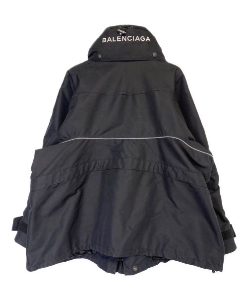 BALENCIAGA（バレンシアガ）BALENCIAGA (バレンシアガ) オーバーサイズナイロンジャケット ブラック サイズ:34の古着・服飾アイテム