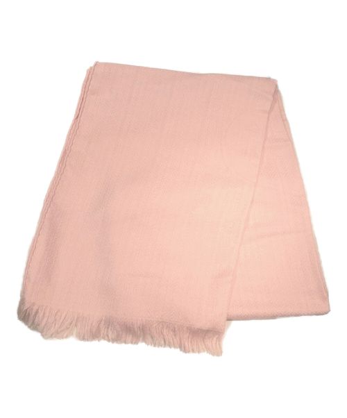 HERMES（エルメス）HERMES (エルメス) カシミヤシルクストール ピンク 未使用品の古着・服飾アイテム