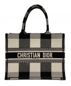 Christian Diorクリスチャン ディオール）の古着「ブックトートバッグ」｜ブラック×ホワイト