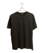 MONCLER（モンクレール）の古着「ロゴ刺繍Tシャツ」｜ブラック