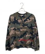 VALENTINO）の古着「Camouflage Print Sweatshirt」｜カーキ