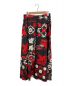 RED VALENTINO (レッドヴァレンティノ) コットンポプリンロングスカート ブラック×レッド サイズ:40：17800円