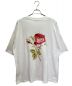 Christian Dior (クリスチャン ディオール) バック刺繍ロゴプリントTシャツ ホワイト サイズ:L：80000円