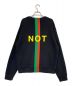 GUCCI (グッチ) Fake/Not Print Sweatshirt ブラック サイズ:S：34800円