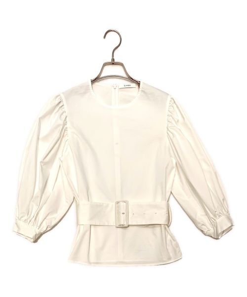 CINOH（チノ）CINOH (チノ) パフスリーブブラウス ホワイト サイズ:38の古着・服飾アイテム