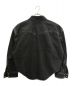BALENCIAGA (バレンシアガ) ショート丈デニムシャツジャケット ブラック サイズ:S：34800円