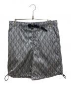 Christian Diorクリスチャン ディオール）の古着「ナイロンメタリックハーフパンツ」｜シルバー