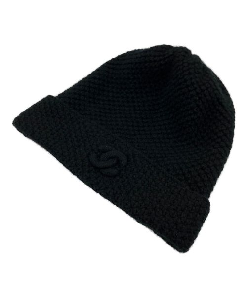 CHANEL（シャネル）CHANEL (シャネル) カシミヤニット帽 ブラック サイズ:Ｓの古着・服飾アイテム