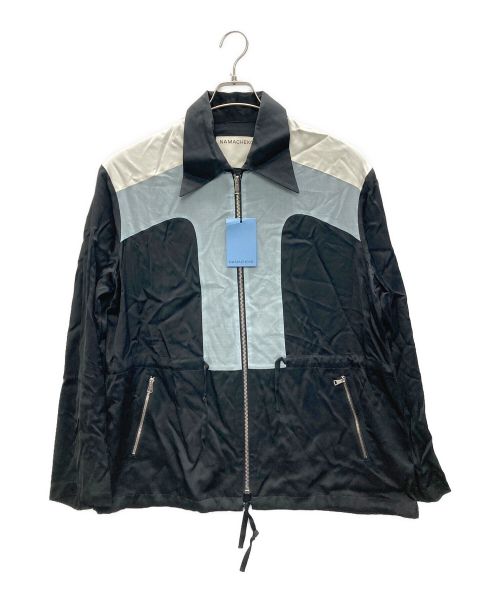 NAMACHEKO（ナマチェコ）NAMACHEKO (ナマチェコ) ジップアップジャケット ブラック×ブルー サイズ:SIZE Sの古着・服飾アイテム