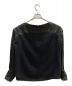 Y's (ワイズ) アルパカ混プルオーバーシャツ ブラック サイズ:Ｍ：5800円