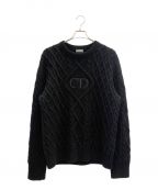 Christian Diorクリスチャン ディオール）の古着「カシミヤニットセーター」｜ブラック