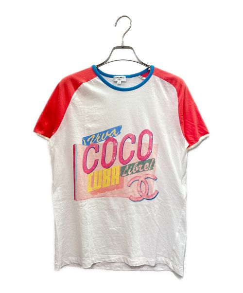 CHANEL（シャネル）CHANEL (シャネル) ココ キューバ Tシャツ ホワイト サイズ:Sの古着・服飾アイテム