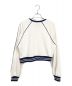 GUCCI (グッチ) Interlocking G logo-embroidered Cropped Sweatshirt ホワイト×ネイビー サイズ:XS：70000円