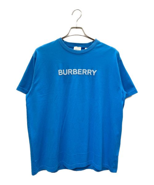 BURBERRY（バーバリー）BURBERRY (バーバリー) ロゴ 半袖Tシャツ ブルー サイズ:Sの古着・服飾アイテム