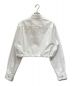 MONCLER (モンクレール) クロップド ロング スリーブシャツ ホワイト サイズ:40：24800円