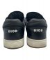 中古・古着 Christian Dior (クリスチャン ディオール) B27 ロートップスニーカー ブラック×ホワイト サイズ:43：65000円