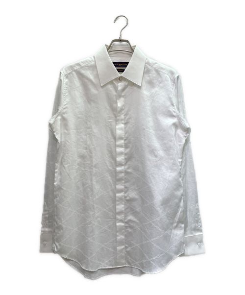 LOUIS VUITTON（ルイ ヴィトン）LOUIS VUITTON (ルイ ヴィトン) チェーン デザイン カフス ドレスシャツ ホワイト サイズ:38/15の古着・服飾アイテム