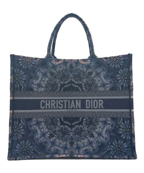 Christian Dior（クリスチャン ディオール）Christian Dior (クリスチャン ディオール) BOOK TOTE LARGE ネイビー サイズ:LARGE/ラージの古着・服飾アイテム