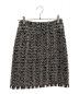 CHANEL (シャネル) Tweed skirt ブラック×ゴールド サイズ:34：80000円