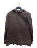 CHANEL (シャネル) Frilled Linen Angora Wool Jacket ボルドー サイズ:40：220000円
