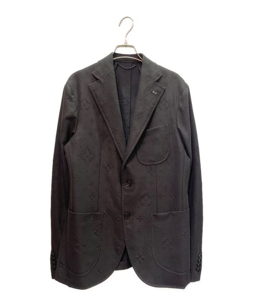 LOUIS VUITTON（ルイ ヴィトン）LOUIS VUITTON (ルイ ヴィトン) 23AW モノグラム エンボス ジャケット ブラック サイズ:46の古着・服飾アイテム
