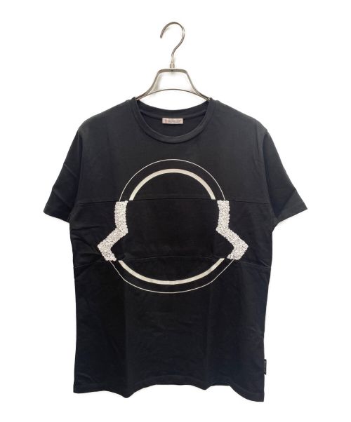 MONCLER（モンクレール）MONCLER (モンクレール) T-SHIRT GIROCOLLO 半袖Tシャツ ブラック サイズ:Sの古着・服飾アイテム