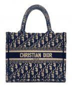 Christian Diorクリスチャン ディオール）の古着「Dior Book Tote バッグ スモール」｜ネイビー