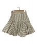 LOEWE (ロエベ) Striped Skater Skirt グレー×アイボリー サイズ:38：15800円