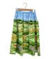 MUVEIL (ミュベール) アニマルプリントスカート スカイブルー×グリーン サイズ:36：9800円