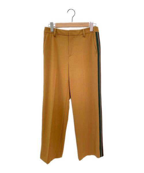 Lisiere（リジェール）Lisiere (リジエール) Side Line Pants キャメル サイズ:36の古着・服飾アイテム