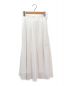 Mame Kurogouchi（マメクロゴウチ）の古着「Tulip Motif Volume Pleated Skirt」｜ホワイト