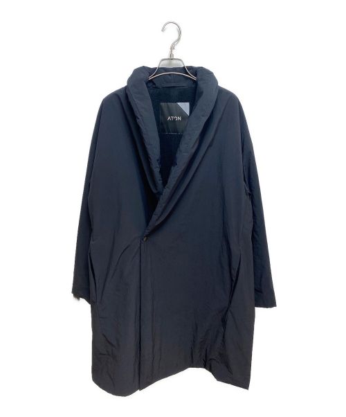 ATON（エイトン）ATON (エイトン) ASAKO NYLON GOWN COAT ブラック サイズ:2の古着・服飾アイテム